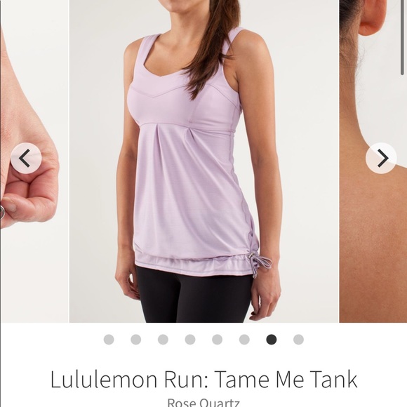 Lululemon Run: Tame Me Tank in Rose Quartz (Light Purple) Size 2 - Picture 4 of 6
